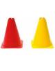 Cono in plastica colorata, altezza 30 cm, con base e incavo.