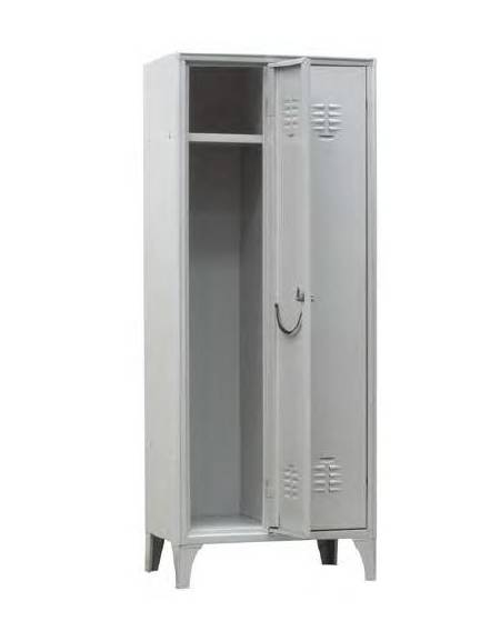 Armadio spogliatoio ad 2 posto in lamiera verniciata, dimensioni cm.70x35x180h.