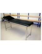 Lettino visita medica, struttura in acciaio zincato - Dimensioni cm 185x58x78 h