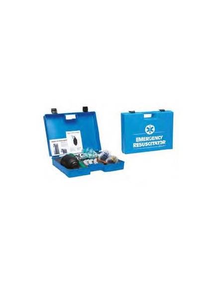 Rianimatore manuale, Indicato per centri sportivi, valigetta in plastica di dim. cm 50 x 36 x 12