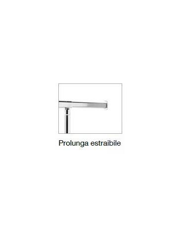 Stender portabiti in Acciaio Cromato con prolunga estraibile - cm 150x55x153h