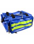 Kit pronto soccorso con borsa emergenza - poliestere 600D blu - ricoperto in PVC completo di accessori - cm 35x45x21h