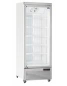 Congelatore porta a vetro e spot luminoso 270Lt - refrigerazione statica con ventola di assistenza - mm 595x640x1865h