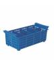 PORTAPOSATE A 8 SCOMPARTI BLU - CM 43X20,5X14H
