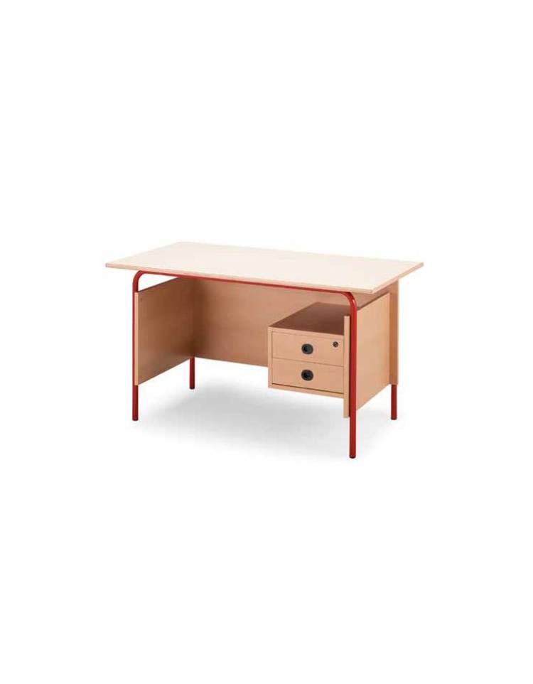 coar Scuola Cattedra a 2 cassetti Dimensioni cm 030512 130x70x76h Art 