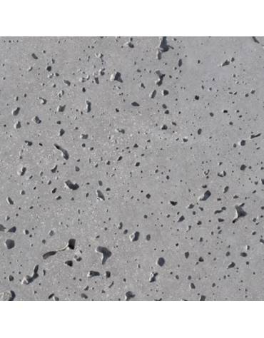 PANCHINA LINEARE CON FORI IN CEMENTO COLORE GRIGIO PIETRA PER ESTERNO - CM 220X60X50H - Conforme CAM
