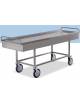 Barella carrello portasalme inox per tragitti interni - Portata Kg 250 - cn 207x65x80h