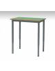 Banco monoposto regolabile multigrandezza con sottopiano griglia metallica - Piano cm 70X50 - Gambe diametro mm 40