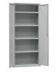 ARMADIO PORTA OGGETTI MULTIUSO METALLICO CON SERRATURA O MANIGLIA LUCCHETTABILE CM 80x40x180h