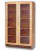 Armadio in legno 2 ante con vetri cm 100x45x180h