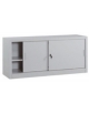 Sopralzo metallico con porte scorrevoli cieche - cm 120x45x74h