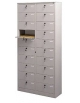 Cartelliera metallica a 20 caselle cassetti - SERRATURA UNICA CENTRALIZZATA - CM 90X36X200H