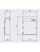 Lampada germicida a raggi ultravioletti 30W, per sterilizzare strumenti medici - cm 96x24x20h