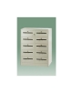 Cartelliera a 10 caselle con feritoia - SERRATURA SINGOLA PER OGNI PORTINA - cm 90x36x106h