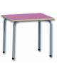 BANCO TAVOLINO QUADRATO PER SCUOLA INFANZIA CM 60x60x45H - COLORE PIANO AVORIO ,GIALLO ,ROSSO, VERDE O BLU
