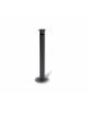 Posacenere spegnisigarette a colonna in acciaio con modulo posacenere estraibile  - Ø 20x88 h cm