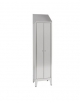Armadio Spogliatoio inox AISI 304 Singolo a 2 Ante con tetto inclinato dimensioni cm 50x50x215h