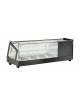 Vetrina refrigerazione statica da banco 0° +12°C - 2 Piani - Illuminazione a Led cm 113,5x39,5x37,5h