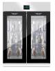 ARMADIO STAGIONATURA PER SALUMI 2 PORTE A VETRO 1.400 LT - COMANDI TOUCH SCREEN EVERtouch - CM 150X85X208H