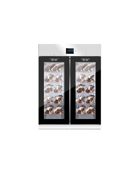 ARMADIO STAGIONATURA SALUMI / FORMAGGI 1400 LT-PORTA A VETRO