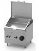 Brasiera a gas con ribaltamento manuale - Vasca inox Lt. 96 - DIMENSIONI CM.90x90x85h