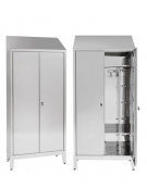 Armadio Spogliatoio Biposto a 2 Ante dim 95x40x215h inox430