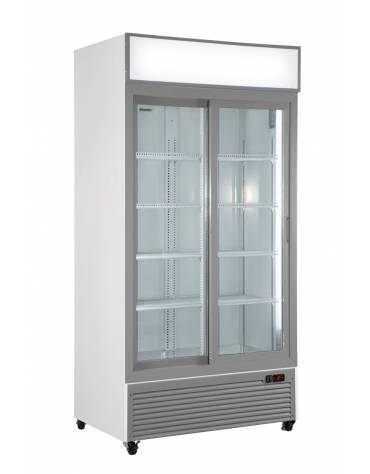 Frigo vetrina ventilato per bevande - capacità 607 Lt - temperatura 0°C/+10°C - mm 940x615x1983h