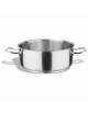 Casseruola bassa inox 2 maniglie - Diametro mm 160 - Altezza mm 75 - Capacità lt.1,5