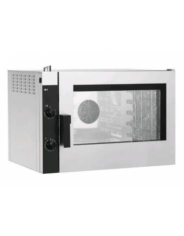 Forno professionale a gas ventilato senza umidificatore 5 teglie