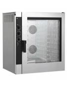 Forno professionale a gas ventilato con umidificatore 10 teglie GN 1/1 oppure cm 60x40 - Due velocità