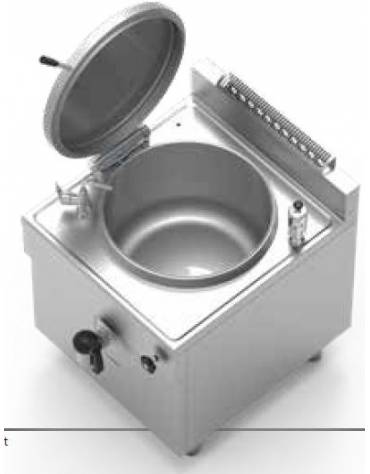 Pentola a gas monoblocco Lt 100 Riscaldamento diretto