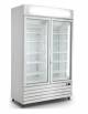 Espositore congelatore verticale ventilato 2 Porte a vetri - Temperatura -22°C / -25°C - cm 122x70x198h