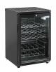 Vetrina refrigerata bassa per vino - capacità 15 bottiglie di vino - Lt 85 - Refrigerazione Roll-Bond +4°+10°C - cm 50,5x59x78h