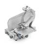 Affettatrice verticale  per salumi professionale lama 35 - Corsa carrello cm 35,5 - Piatto cm 30,5x29,5 - mm 738x590x535H
