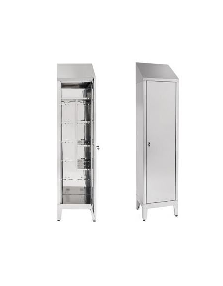 Armadio Portascope per Tiracqua a 1 Anta dim 50x50x215h inox430