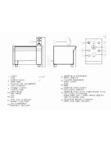 Centrifuga per verdure professionale industriale da 5 kg