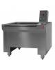Lavaverdure professionale industriale con vasca da 600 Lt - Capacità cestello Lt 350 - CESTO RIBALTABILE