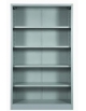 Armadio metallico a giorno con 4 ripiani regolabili - cm 120x45x200h