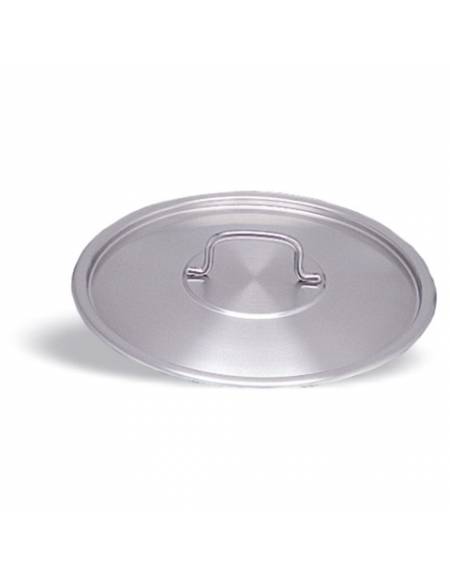 Coperchio inox per pentola o casseruola Diametro mm. 500 - COPERCHIO  ACCIAIO INOX - COPERCHI - Pentole in acciaio inox - Dina Fo