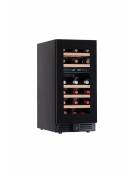 Vetrina per vini ventilata - 1 porta - N° 28 Bottiglie da cl 75 - doppia temperatura +2°C+12°C / +12°C +20°C - cm 38x57,8x82h