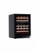 Vetrina per vini ventilata - 1 porta - N° 46 Bottiglie vino  - doppia temperatura +2°C+12°C / +12°C +20°C - cm 59,5x57,3x82h