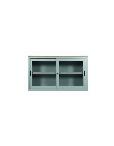 Sopralzo a porte scorrevoli con vetri temprati cm. 120x45x90h