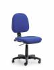 Sedia dattilo ergonomica per ufficio con schienale basso e ruote in nylon - Rivestimento in tessuto ignifugo o similpelle