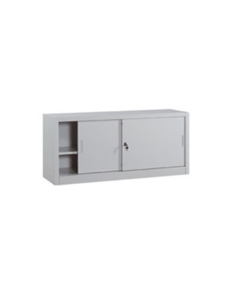 Sopralzo metallico con porte scorrevoli cieche - cm 120x45x90h