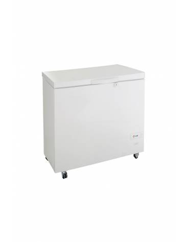 Congelatore a pozzo statico a porta cieca battente - 196 Lt - temperatura -13°C/-23°C - mm 725x635x875h