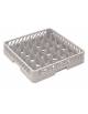 CESTELLO BASE PER LAVAGGIO BICCHIERI CON DIVISORI A 36 COMPARTI - MM 500X500X100H