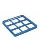 RIALZO SUPPLEMENTARE A 9 COMPARTI PER CESTELLO BICCHIERI - MM 500X500X42H