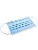 Mascherina chirurgica a filtrazione 98% con elastici 3 VELI tipo IIR - colore azzurro - misure cm 17,5x9,5 - Confezione da 10