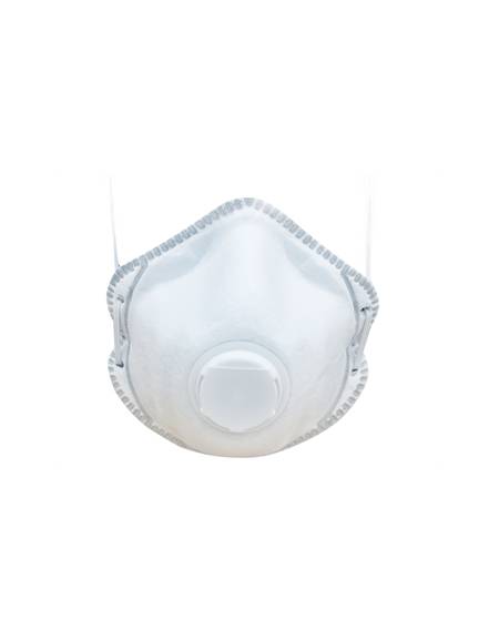 Mascherina a filtrazione 99% con lacci - colore verde - misure cm 17x9 - 1000pz.