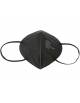 Mascherina a filtrazione FFP2 con elastici - Colore nero - Scatola da 20 pezzi